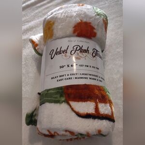 Velvet Plush Throw Blanket